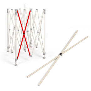 X-Dachstrebe für das Gestell Faltpavillon/Faltzelt Basic