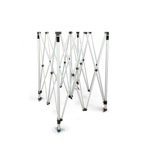 stabiles, faltbares Scherengittersystem aus Aluminium, sekundenschneller Aufbau