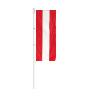 Österreich Flagge Hochformat für Ausleger