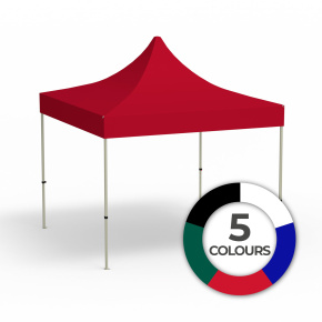 Faltpavillon Premium 3x3 einfarbig