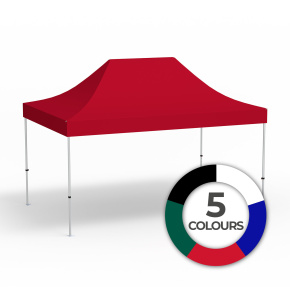 Faltpavillon Select 3x4,5 einfarbig