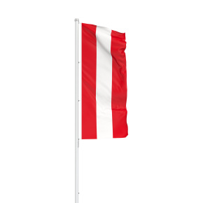 Österreich Flagge Hochformat