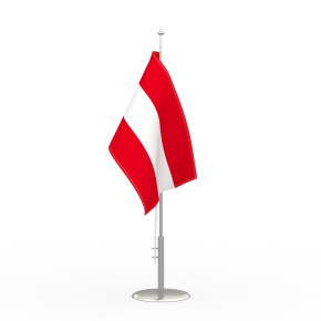 Österreich Flagge Tischfahne