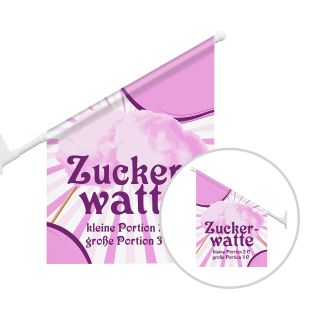 Eisfahne Zuckerwatte