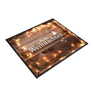 Fussmatte Lichterkette