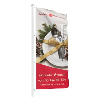 Fahne Advents-Brunch