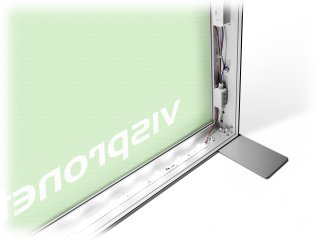 Display Wand Q-Frame® LED Ausstattung