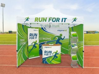 Faltzelt 3x3 m im Einsatz