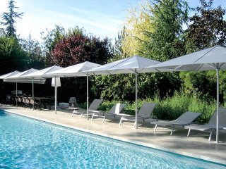 Gastro Sonnenschirme quadratisch, ohne Volant
