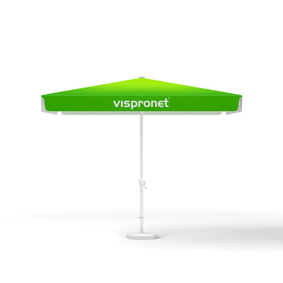 Sonnenschirm mit Kurbel, quadratisch