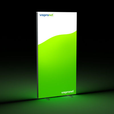 Messewand Lightbox click, Stecksystem