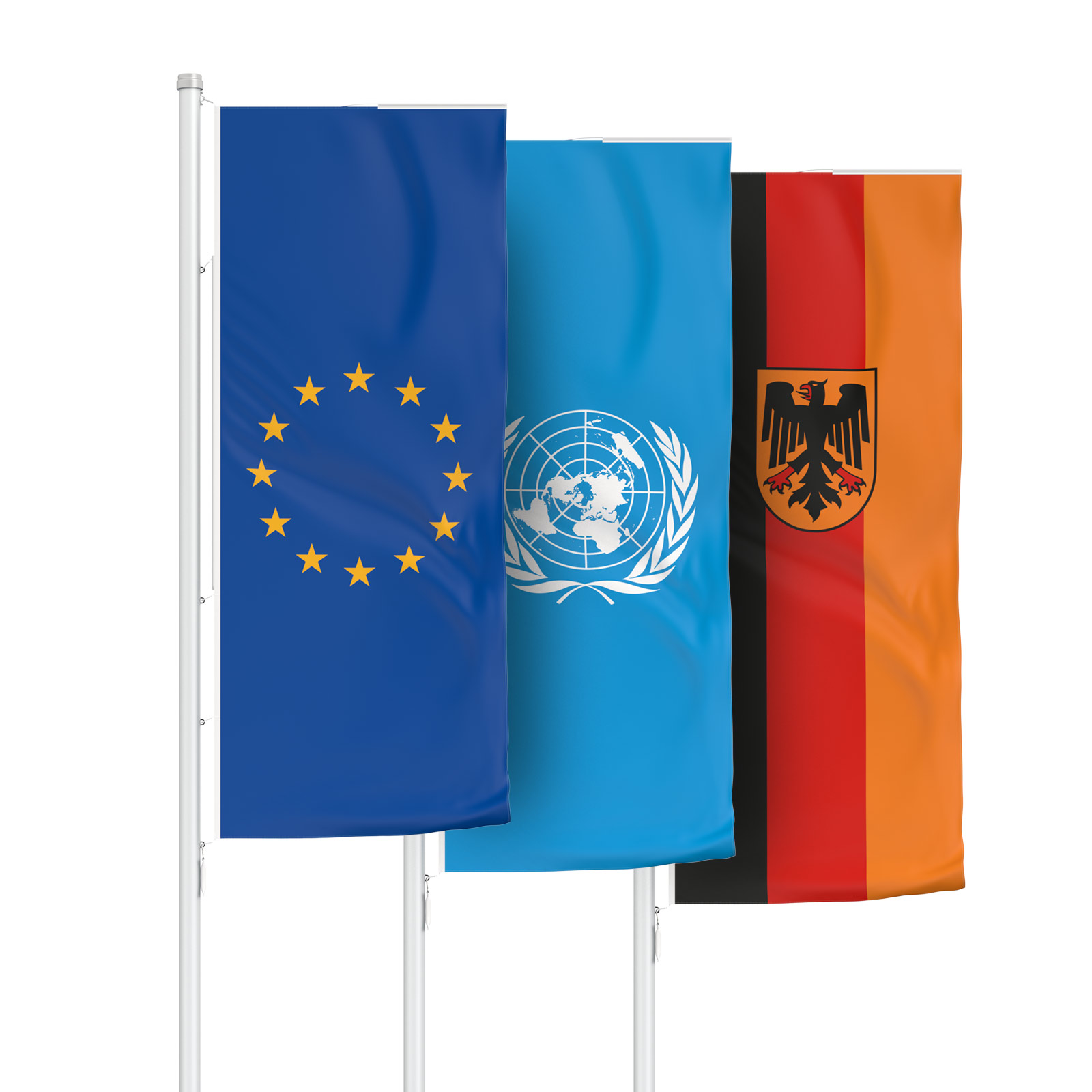 Sonderflagge Flaggen im Hochformat mit Presenter Select