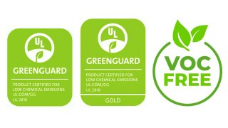 Greenguard gold-Zertifizierung & VOC-free