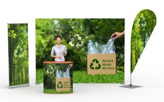 Messegestaltung mit GREEN-Plus-Materialien
