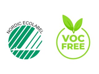 Label Nordic Swan & VOC-free